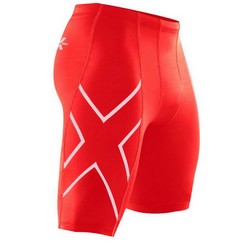 mens red compression shorts
