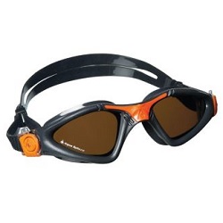 AQUASPHERE KAYENNE BLACK ORANGE POLARIZED LENS