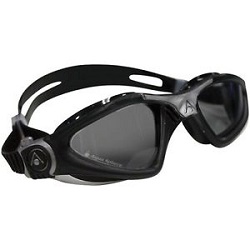 AQUASPHERE KAYENNE BLACK SILVER SMOKE LENS