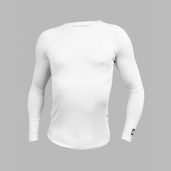 DESOTO MEN SKIN COOLER SDS LONG SLEEVE WITH ICE POCKETS WHITE