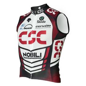 Descente - Team CSC Sleeveless Full Zip Jersey