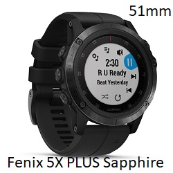 GARMIN - FENIX 5X PLUS SAPPHIRE