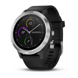 GARMIN - vívoactive® 3 Black with Stainless Hardware