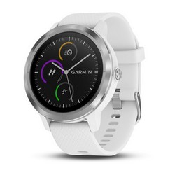 GARMIN - vívoactive® 3 White with Stainless Hardware