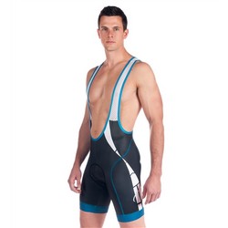 EDGE BIBSHORT BLK BLU