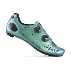 LAKE - CX 332 WIDE CARBON SHOES CHAMELEON GREEN