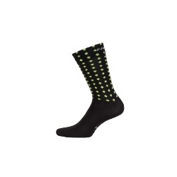 AHW COOLMAX SOCKS BLK NEON YEL