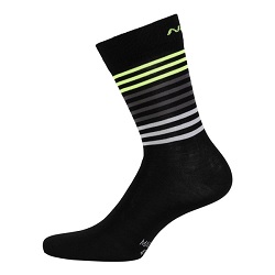 AIW LOGO SOCKS 2.0 BLK NEON YEL