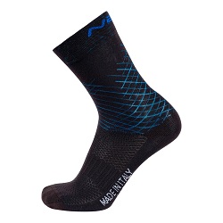 NALINI REDMON SOCKS BLK BLUE