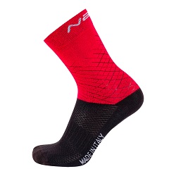 REDMON SOCKS BLK RED