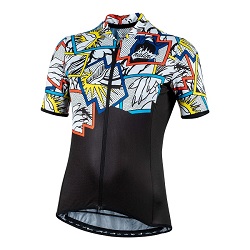 NALINI - TURIN 2006 WOMEN JERSEY BLK COMIC