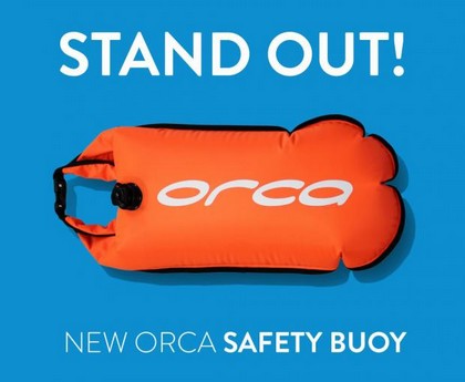 Be visible with Orca swim buoy