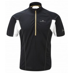 RONHILL Men Trail SS Zip Tee