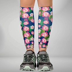 Floral Compression Leg Sleeves