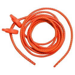 ZONE3 ELASTIC SHOE LACE - ORANGE