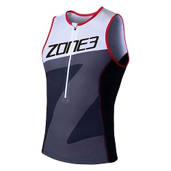 ZONE3 Men Lava Long Distance TriTop Short Sleeve